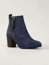 image of navy ankle boot